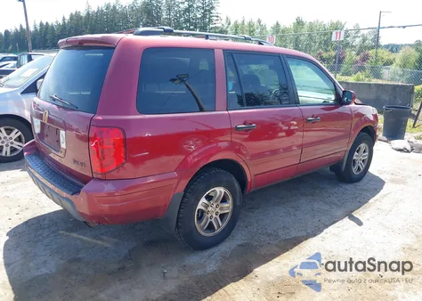 2004 Honda Pilot Ex-L from USA, damaged, VIN 2HKYF18504H599000